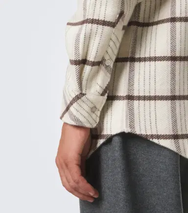 God’s True Cashmere Expedition plaid cashmere shirt with rose quartz | Thumbnail 7