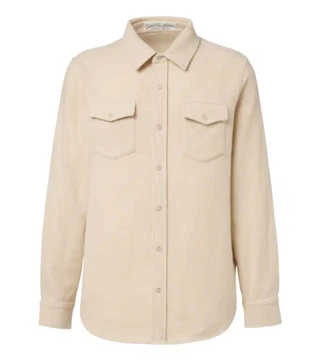 God’s True Cashmere Cashmere shirt with rose quartz