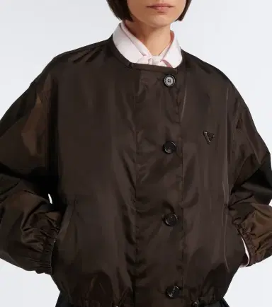 Prada Re-Nylon cropped jacket | Thumbnail 4