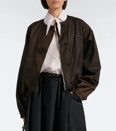 Prada Re-Nylon cropped jacket | Thumbnail 7