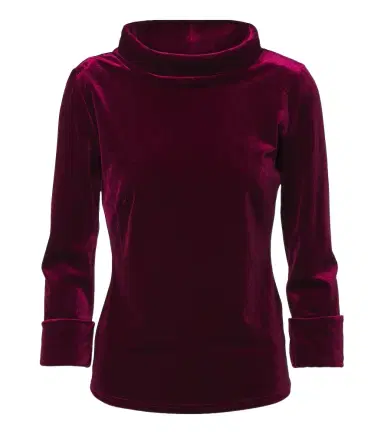 Dorothee Schumacher Velvet high-neck top | Thumbnail 1