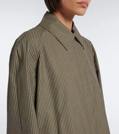 Prada Checked technical trench coat | Thumbnail 2 Prada Checked technical trench coat | Thumbnail 2