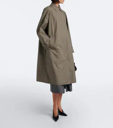 Prada Checked technical trench coat | Thumbnail 4 Prada Checked technical trench coat | Thumbnail 4
