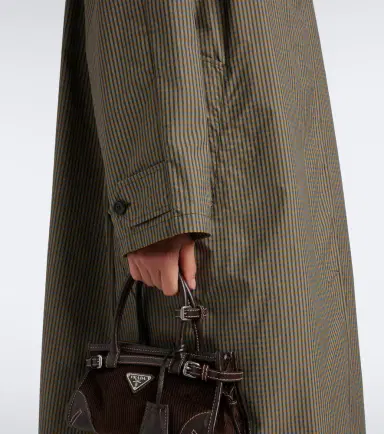 Prada Checked technical trench coat | Thumbnail 5 Prada Checked technical trench coat | Thumbnail 5
