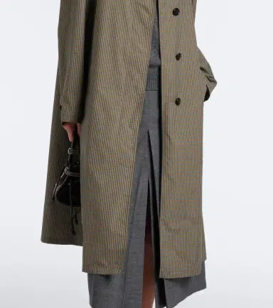Prada Checked technical trench coat | Thumbnail 6 Prada Checked technical trench coat | Thumbnail 6