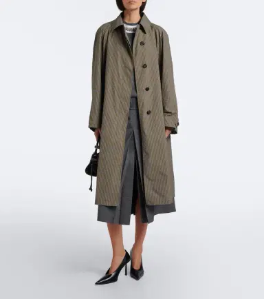 Prada Checked technical trench coat | Thumbnail 7 Prada Checked technical trench coat | Thumbnail 7