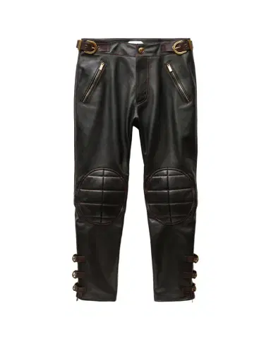 Versace Nappa Biker Pants | Thumbnail 1
