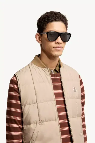 Moncler Lunettes Incline Pilot Sunglasses | Thumbnail 3
