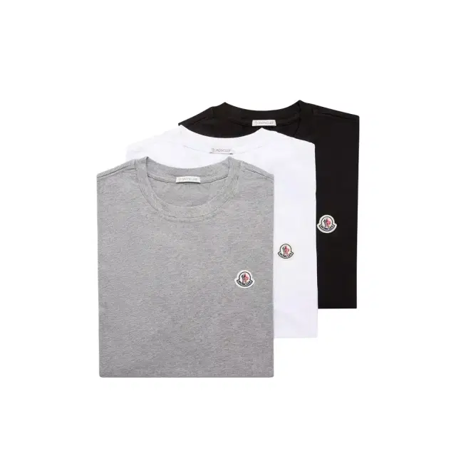 Logo Patch Cotton T-shirt (pack Of Three)