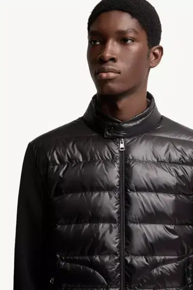 Moncler Padded Wool Zip-up Cardigan | Thumbnail 7 Moncler Padded Wool Zip-up Cardigan | Thumbnail 7