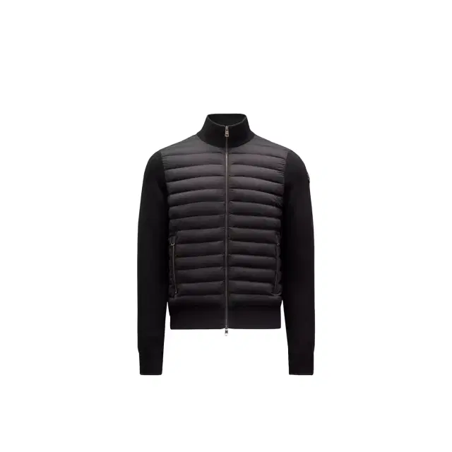 Moncler Padded Crêpe Cotton Zip-up Cardigan