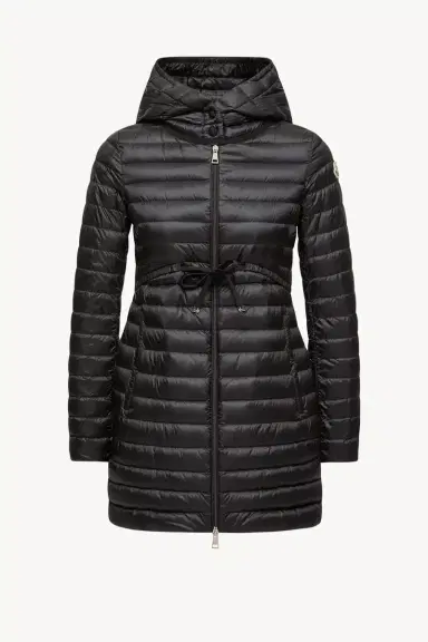 Moncler Barbel Hooded Fit & Flare Long Down Jacket | Thumbnail 2 Moncler Barbel Hooded Fit & Flare Long Down Jacket | Thumbnail 2