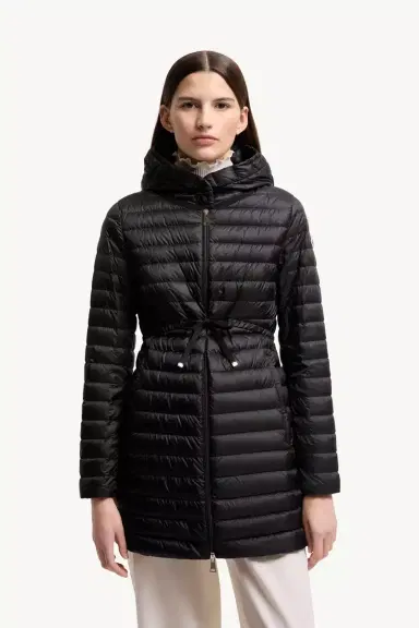 Moncler Barbel Hooded Fit & Flare Long Down Jacket | Thumbnail 5 Moncler Barbel Hooded Fit & Flare Long Down Jacket | Thumbnail 5