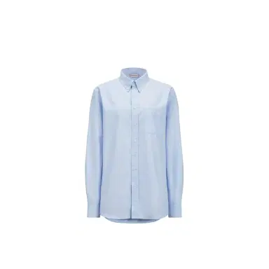 Moncler Long Sleeve Oxford Cotton Shirt | Thumbnail 1 Moncler Long Sleeve Oxford Cotton Shirt | Thumbnail 1