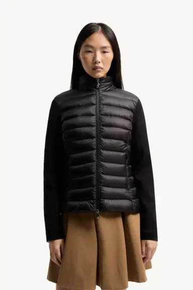Moncler Padded Wool Zip-up Cardigan | Thumbnail 5 Moncler Padded Wool Zip-up Cardigan | Thumbnail 5