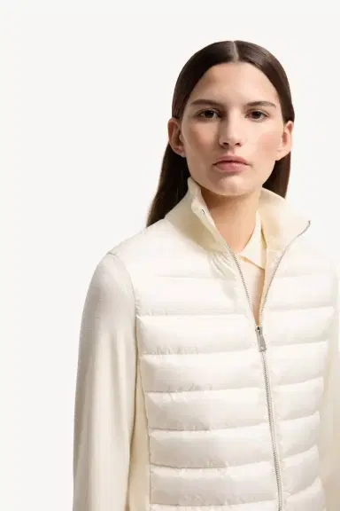 Moncler Padded Wool Zip-up Cardigan | Thumbnail 7 Moncler Padded Wool Zip-up Cardigan | Thumbnail 7