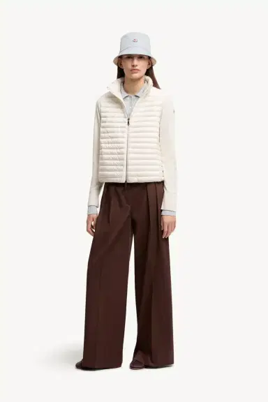 Moncler Padded Wool Zip-up Cardigan | Thumbnail 3 Moncler Padded Wool Zip-up Cardigan | Thumbnail 3