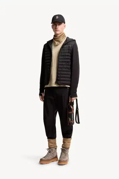 Moncler Grenoble Padded Cotton Zip-up Hoodie | Thumbnail 3 Moncler Grenoble Padded Cotton Zip-up Hoodie | Thumbnail 3