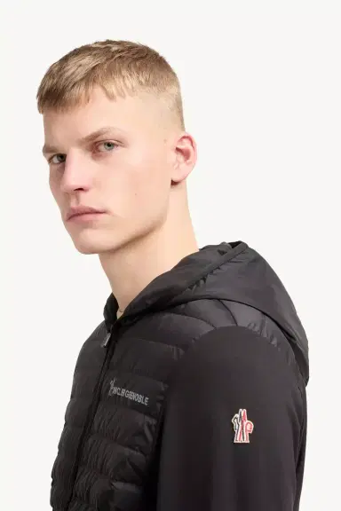 Moncler Grenoble Padded Cotton Zip-up Hoodie | Thumbnail 4 Moncler Grenoble Padded Cotton Zip-up Hoodie | Thumbnail 4