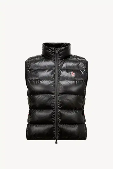 Moncler Grenoble Padded Zip-up Jersey Vest | Thumbnail 2 Moncler Grenoble Padded Zip-up Jersey Vest | Thumbnail 2