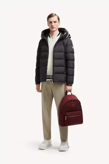 Moncler Cardere Hooded Short Down Jacket | Thumbnail 3