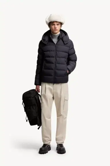 Moncler Montbrocq Hooded Short Down Jacket | Thumbnail 3 Moncler Montbrocq Hooded Short Down Jacket | Thumbnail 3
