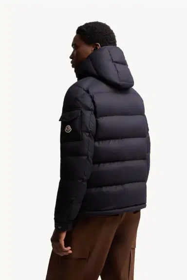 Moncler Montgenevre Hooded Wool Flannel Short Down Jacket | Thumbnail 6 Moncler Montgenevre Hooded Wool Flannel Short Down Jacket | Thumbnail 6