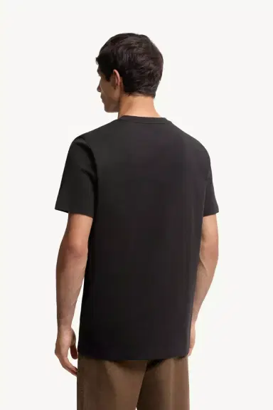 Moncler Flocked Logo Cotton T-shirt | Thumbnail 6