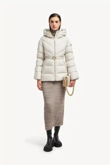 Moncler Brosse Diagonal-quilted Hooded Short Down Jacket | Thumbnail 3 Moncler Brosse Diagonal-quilted Hooded Short Down Jacket | Thumbnail 3
