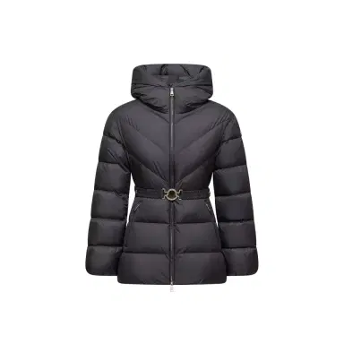 Moncler Brosse Diagonal-quilted Hooded Short Down Jacket | Thumbnail 1 Moncler Brosse Diagonal-quilted Hooded Short Down Jacket | Thumbnail 1