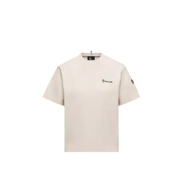 Moncler Grenoble Embossed Logo Cotton T-shirt
