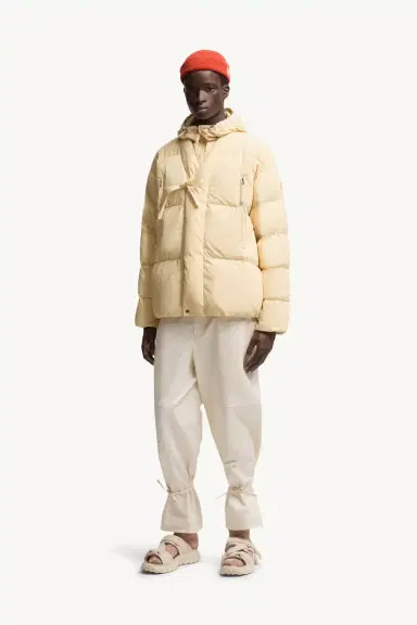 Moncler X Gilga Farm By Donald Glover Tangelo Short Down Jacket | Thumbnail 3