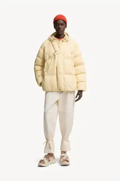 Moncler X Gilga Farm By Donald Glover Tangelo Short Down Jacket | Thumbnail 4
