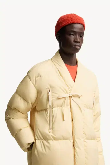 Moncler X Gilga Farm By Donald Glover Tangelo Short Down Jacket | Thumbnail 9