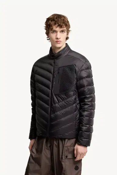 Moncler Mackinac Diagonal-quilted Down Biker Jacket | Thumbnail 5 Moncler Mackinac Diagonal-quilted Down Biker Jacket | Thumbnail 5