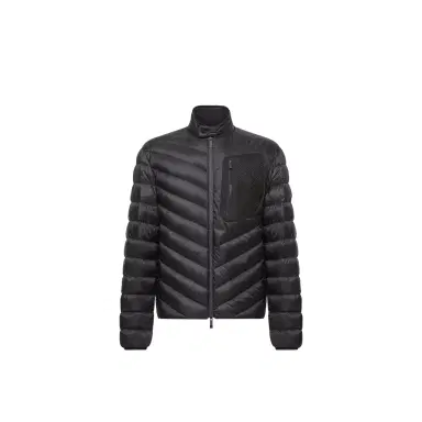Moncler Mackinac Diagonal-quilted Down Biker Jacket | Thumbnail 1 Moncler Mackinac Diagonal-quilted Down Biker Jacket | Thumbnail 1