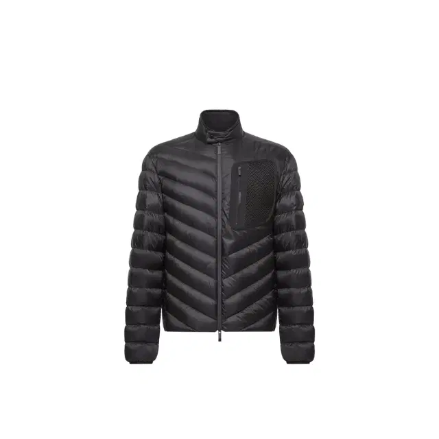 Moncler Mackinac Diagonal-quilted Down Biker Jacket