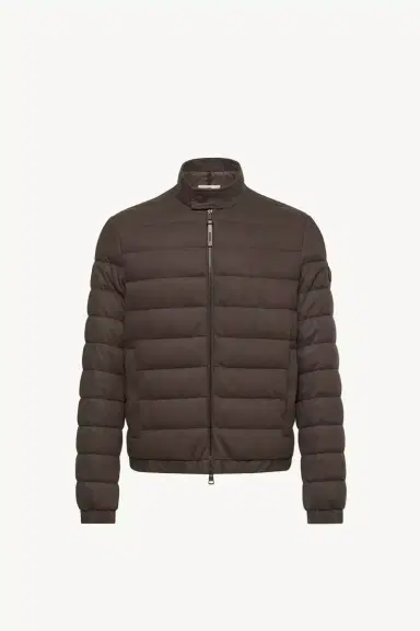 Moncler Luray Cashmere Blend Short Down Jacket | Thumbnail 2 Moncler Luray Cashmere Blend Short Down Jacket | Thumbnail 2