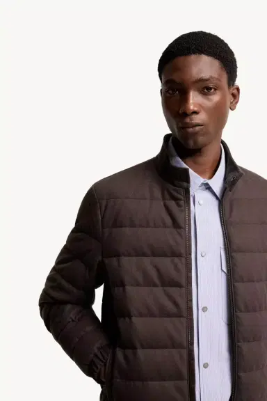 Moncler Luray Cashmere Blend Short Down Jacket | Thumbnail 7 Moncler Luray Cashmere Blend Short Down Jacket | Thumbnail 7