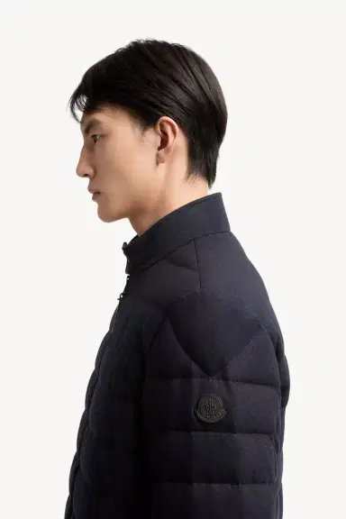 Moncler Luray Cashmere Blend Short Down Jacket | Thumbnail 4 Moncler Luray Cashmere Blend Short Down Jacket | Thumbnail 4