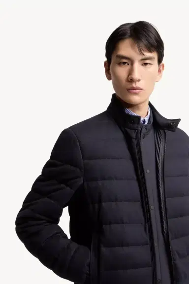 Moncler Luray Cashmere Blend Short Down Jacket | Thumbnail 7 Moncler Luray Cashmere Blend Short Down Jacket | Thumbnail 7