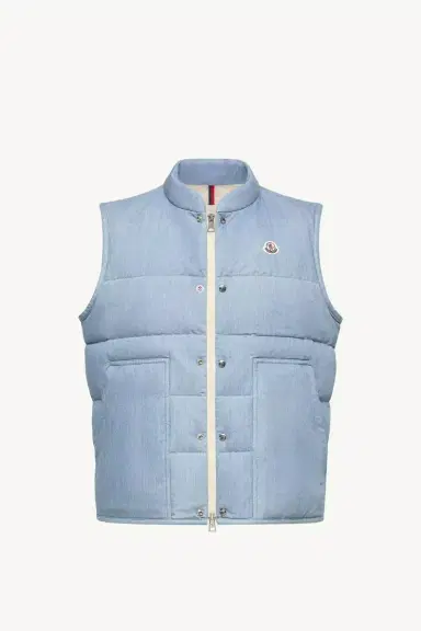 Moncler Heceta Denim Down Vest | Thumbnail 2 Moncler Heceta Denim Down Vest | Thumbnail 2