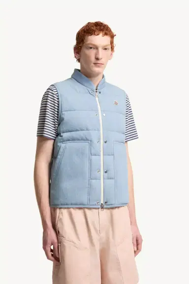 Moncler Heceta Denim Down Vest | Thumbnail 5 Moncler Heceta Denim Down Vest | Thumbnail 5