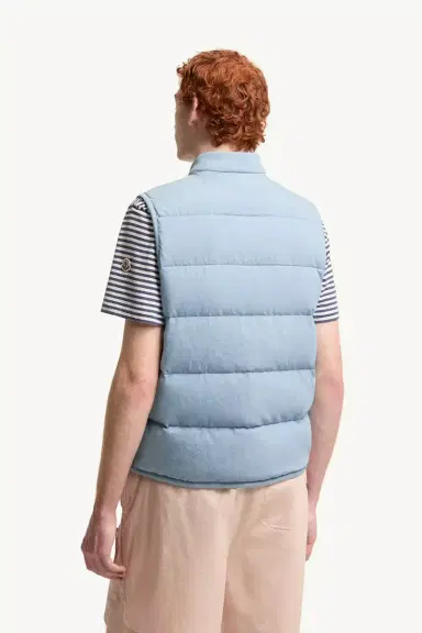 Moncler Heceta Denim Down Vest | Thumbnail 6 Moncler Heceta Denim Down Vest | Thumbnail 6