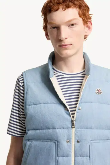 Moncler Heceta Denim Down Vest | Thumbnail 7 Moncler Heceta Denim Down Vest | Thumbnail 7