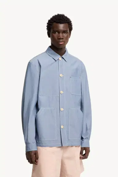 Moncler Elorn Chambray Shirt Jacket | Thumbnail 5 Moncler Elorn Chambray Shirt Jacket | Thumbnail 5