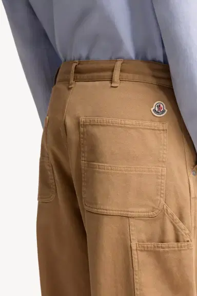 Moncler Cargo Cotton Blend Gabardine Pants | Thumbnail 7