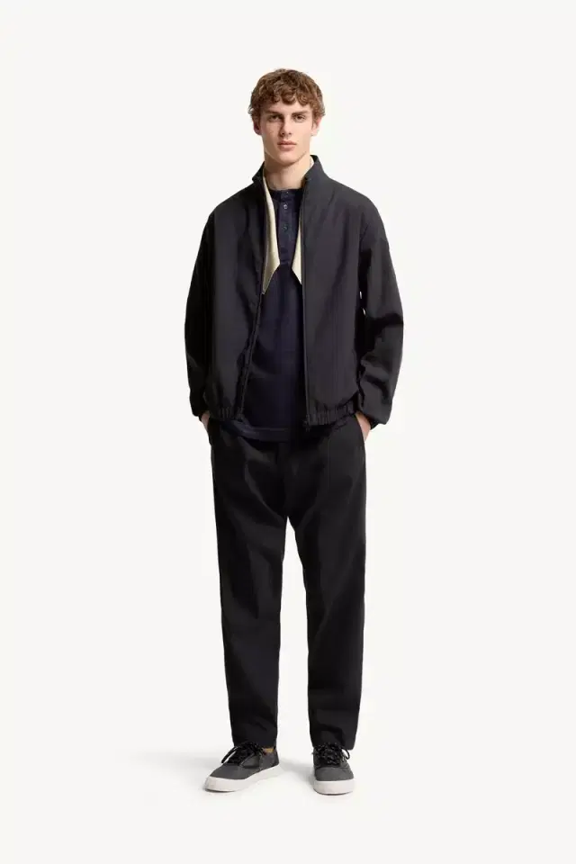 Moncler Technical Linen Blend Pants