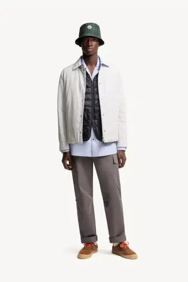 Moncler Cargo Cotton Blend Gabardine Pants | Thumbnail 3