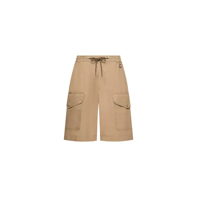 Cotton Poplin Cargo Shorts